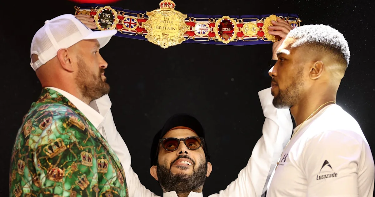 Anthony Joshua Claims Turki Alalshikh and Netflix Want Him to Lose to Tyson Fury