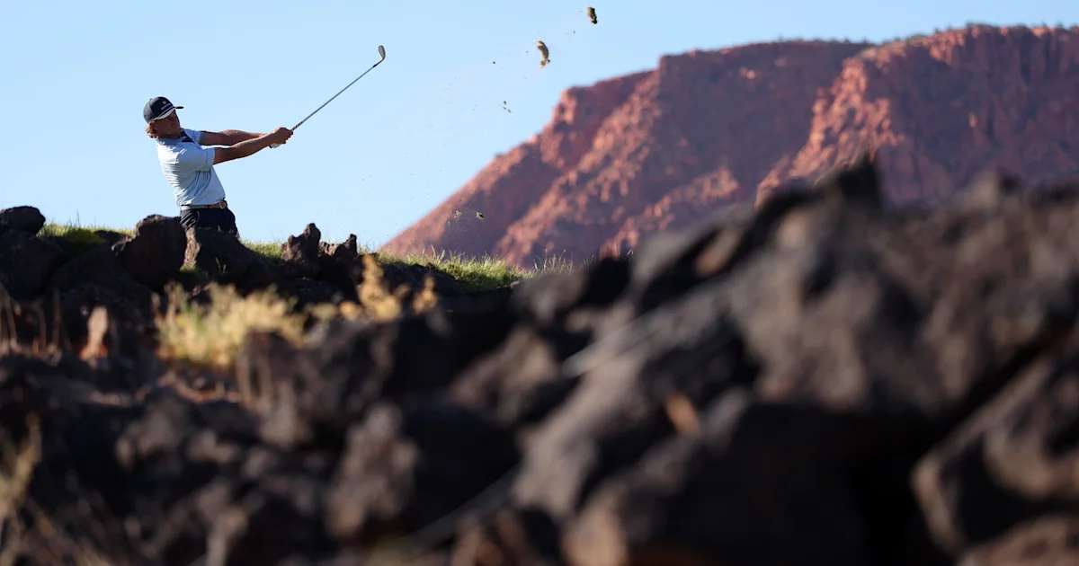 Austin Smotherman leads by one stroke in Utah, pursuing first PGA Tour title
