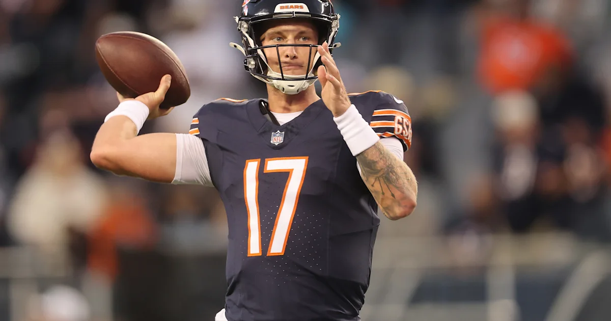 Bears reportedly expected to start Tyson Bagent at QB in Week 4 vs. Jets