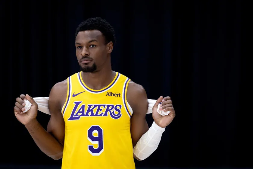 Bronny James continues to refine skills and role with Lakers