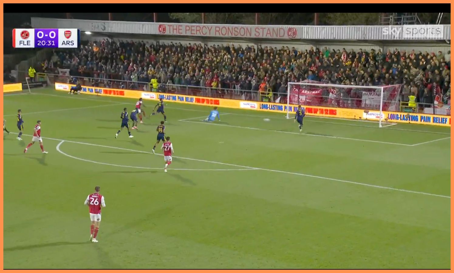 (Videos): Arsenal beaten on penalties by Fleetwood in cup stunner