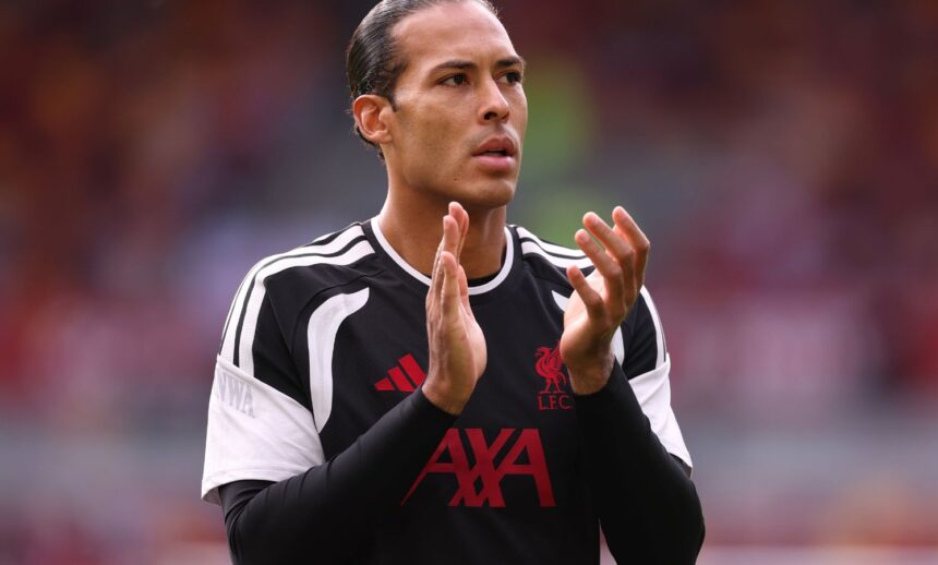 BBC journalist reveals what Virgil van Dijk was furiously spotted doing during Liverpool vs Brentford