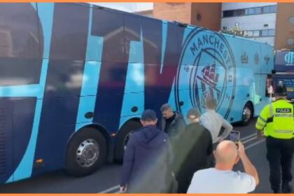 Video: Man City running scared as team bus takes alternative Anfield entrance to avoid Liverpool fans