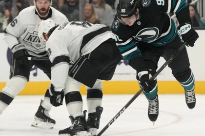 Chernyshov scores second goal to secure Sharks' 5-4 overtime win over Kings