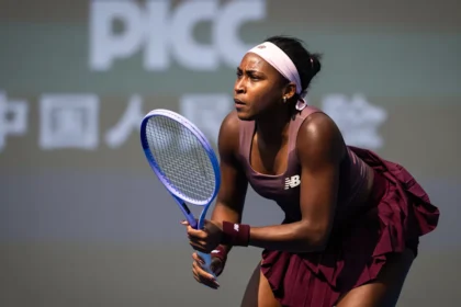 Coco Gauff decries racist abuse after halting play in win over Sun Xinran due to flickering LED lights