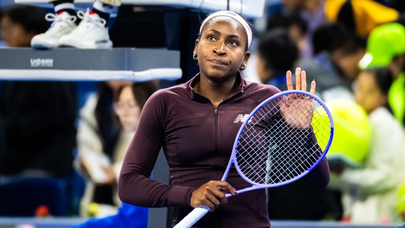 Coco Gauff says abuse 'draining' after first loss to Mertens