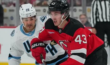 Devils' rally falls short in 5-3 loss to Mammoth