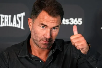 Eddie Hearn says Dana White ‘completely cooked’ amid Fury v Joshua promoter dispute