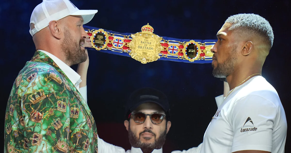 Fury and Joshua Share Smiles as Blockbuster Fight Nears After Ten Years in the Making
