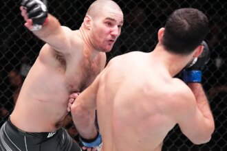 Imavov Confronts Strickland at UFC Performance Institute Midnight Mania Event