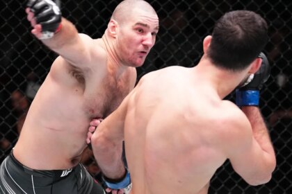 Imavov Confronts Strickland at UFC Performance Institute Midnight Mania Event