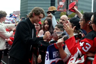 Jack Hughes surprised by AJ Mleczko's 'weird joke' about injuries