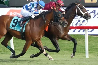 Just A Touch Wins Sycamore Stakes