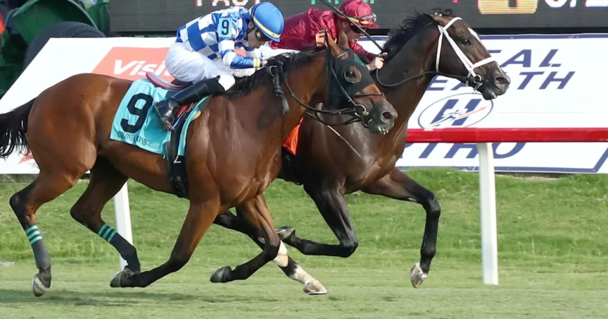 Just A Touch Wins Sycamore Stakes