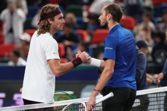 Medvedev beats Tsitsipas, reaches Shanghai Masters quarters