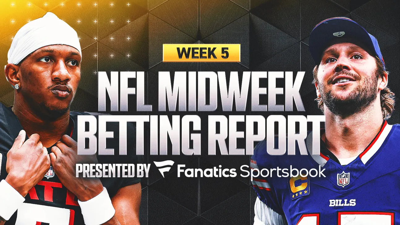 NFL Week 5 Betting Report: Falcons Catching Bettors' Attention