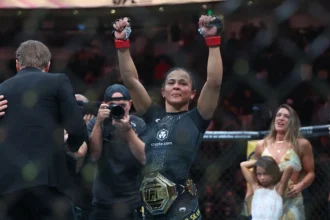 Natalia Silva crowned women’s flyweight champion at UFC 332 as Valentina Shevchenko issues warning