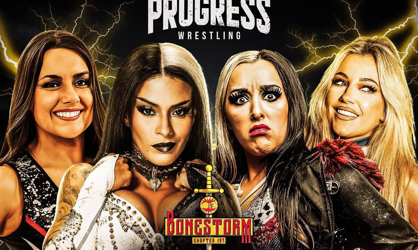 Nikki Storm and Xelina Face Alexxis Falcon and Myla Grace at PROGRESS Bonestorm in London