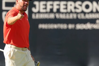 PGA Tour Champions Leaderboard Shows Michael Block in First Place