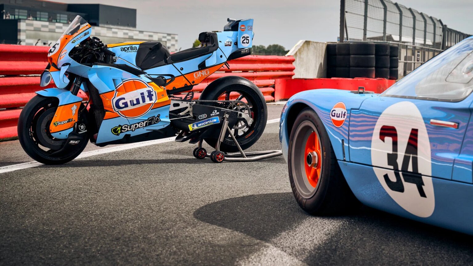 Trackhouse unveils Ford GT40-inspired Gulf MotoGP livery