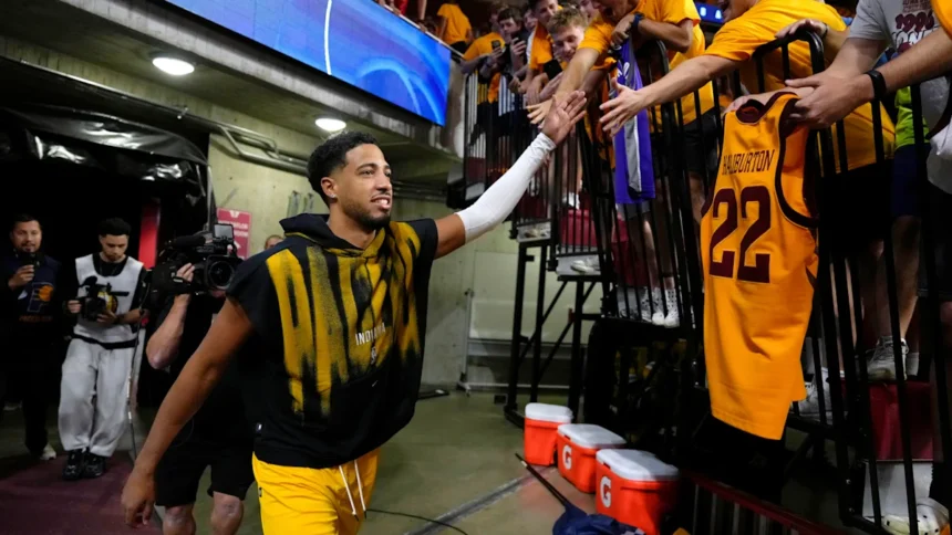 Tyrese Haliburton Returns From Achilles Injury in Preseason Game in Ames, Buys Out Iowa State Student Section