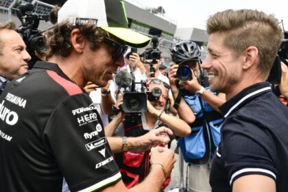 Valentino Rossi’s intimidation tactics aided Casey Stoner in fierce MotoGP battle