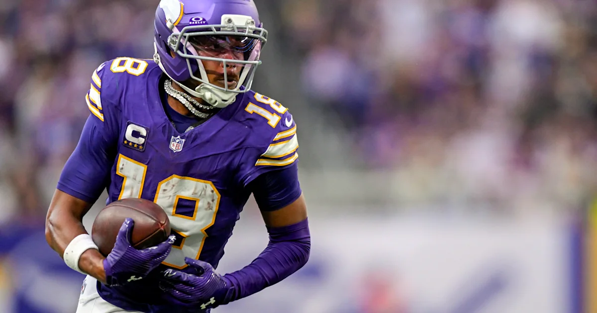 Vikings WR Justin Jefferson ruled out with ankle sprain for Week 4 game vs. Dolphins