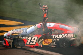Chase Briscoe relieved to win at Las Vegas after falling short last week