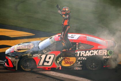 Chase Briscoe relieved to win at Las Vegas after falling short last week