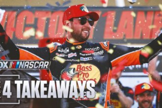Chase Briscoe Holds Off Kyle Larson for Huge Win at Vegas, 4 Key Takeaways