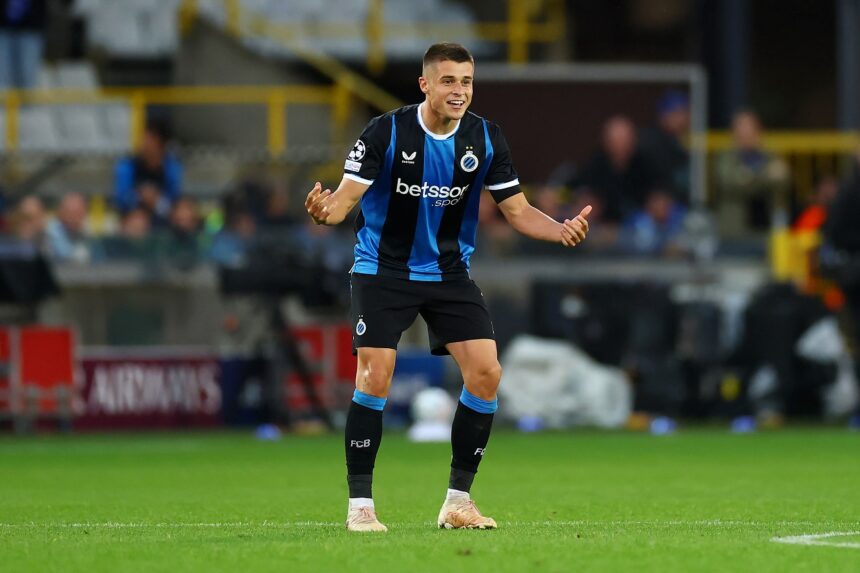 Five Premier League clubs in attendance to watch 12 goal striker bag another triple