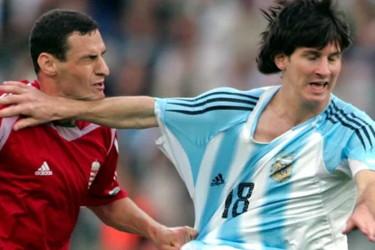 Lionel Messi’s 2005 Argentina debut lasted 47 seconds before a red card.