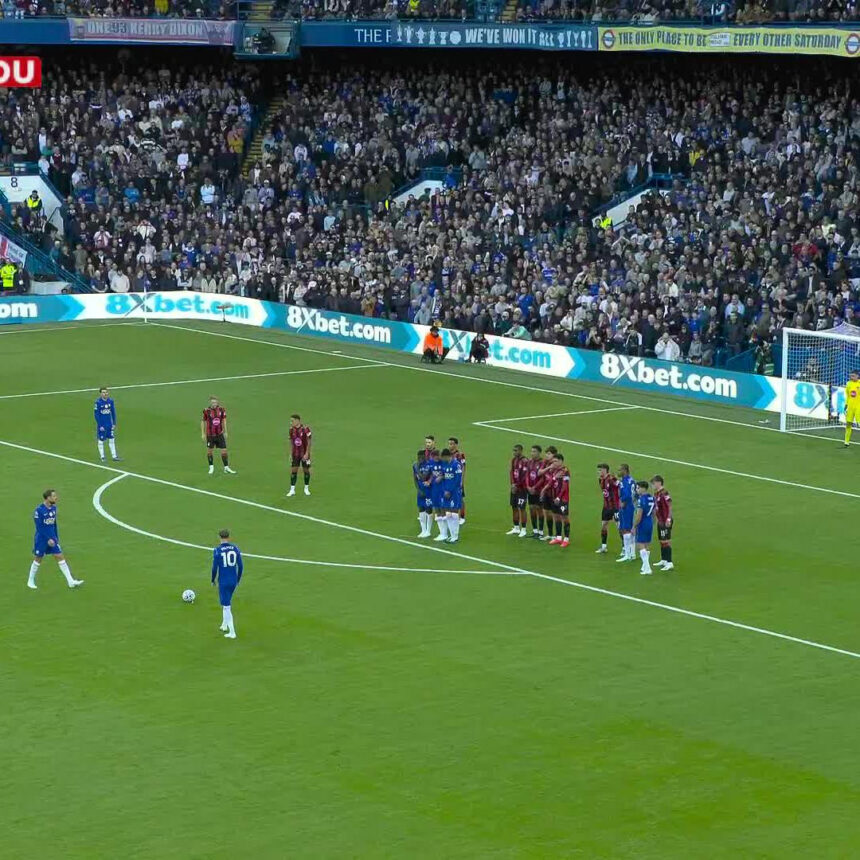 Watch: Jordan Henderson scores stunning second goal for Chelsea with sensational free-kick against Bournemouth