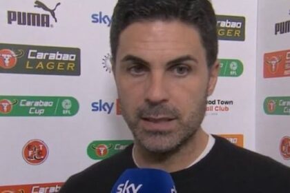 What Mikel Arteta had to say about his players’ performance in defeat against Fleetwood