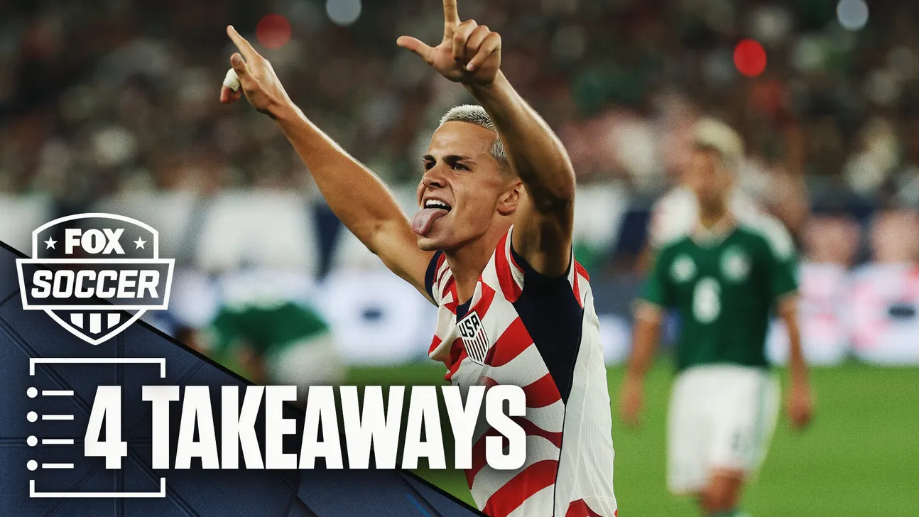 Cavan Sullivan Leads USA to Victory Over Mexico in Historic Match