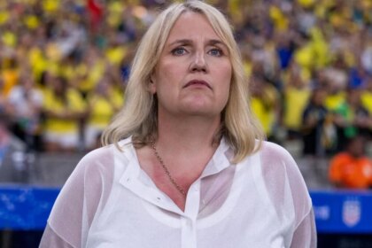 USWNT coach Emma Hayes is rebuilding U.S. Soccer's women's program through a female lens ahead of World Cup.